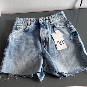 Zara Women's Light Blue Jean Shorts -Read Description!